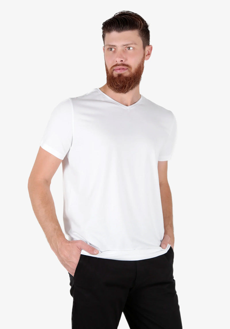 Camiseta Premium Algodão Egípcio - Gola V