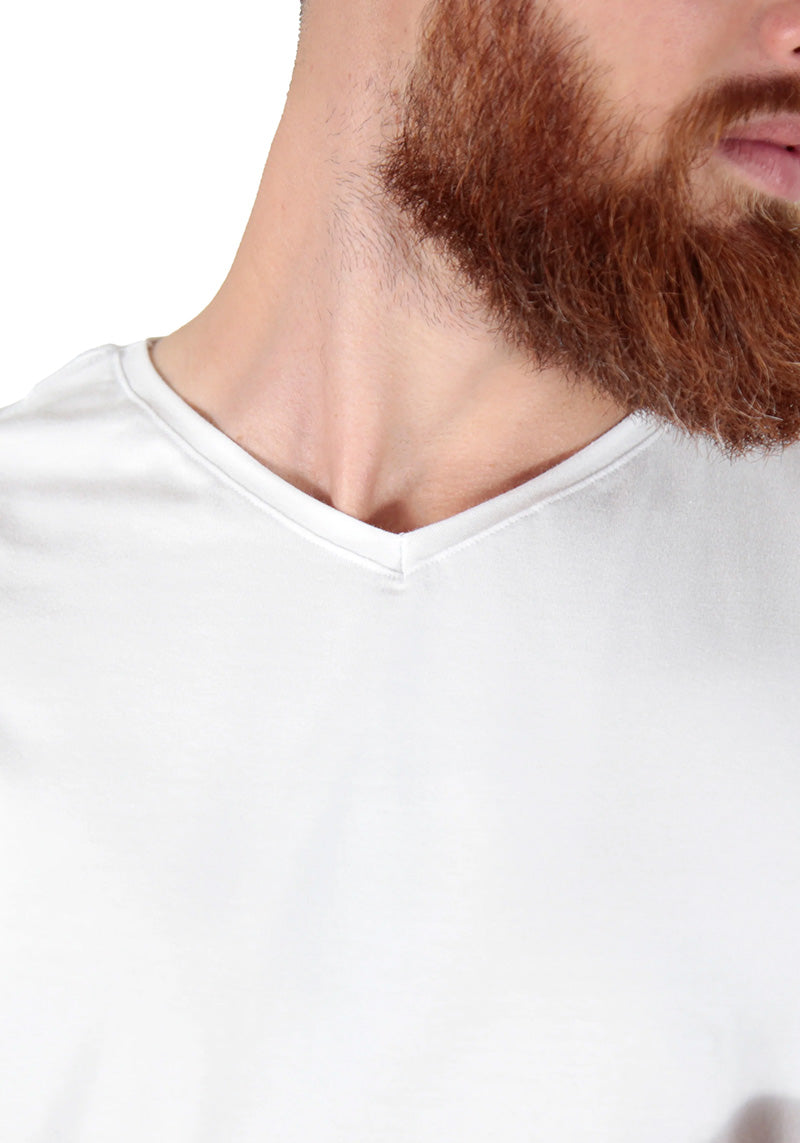 Camiseta Premium Algodão Egípcio - Gola V