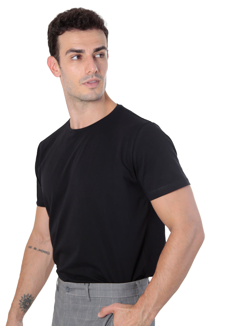Camiseta Premium Algodão Egípcio - Gola Redonda
