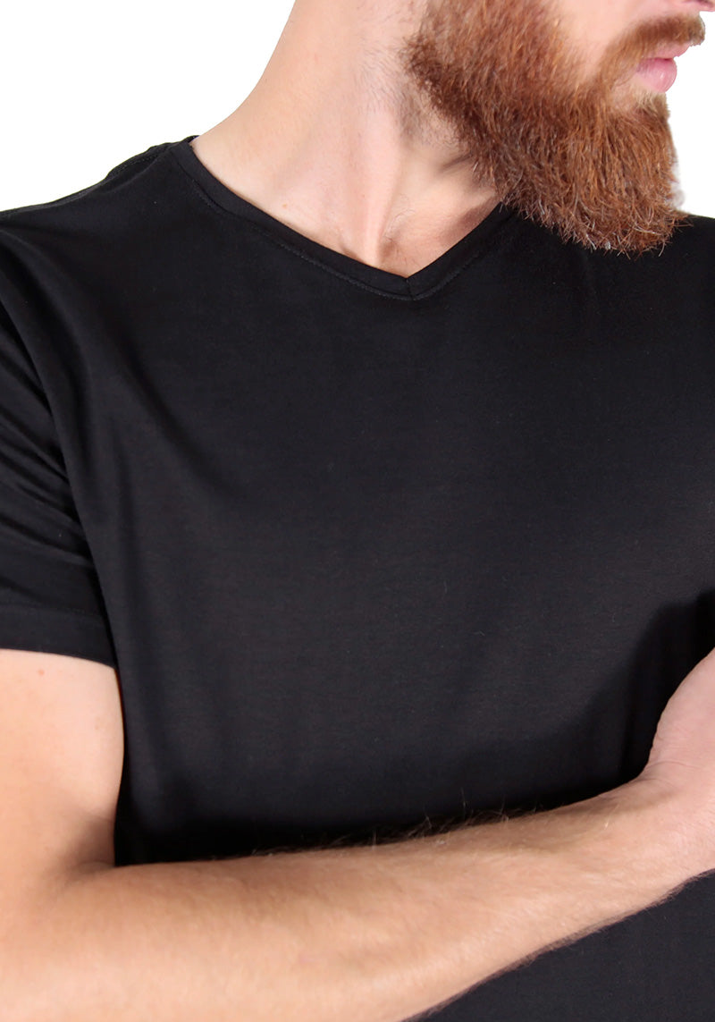 Camiseta Premium Algodão Egípcio - Gola V